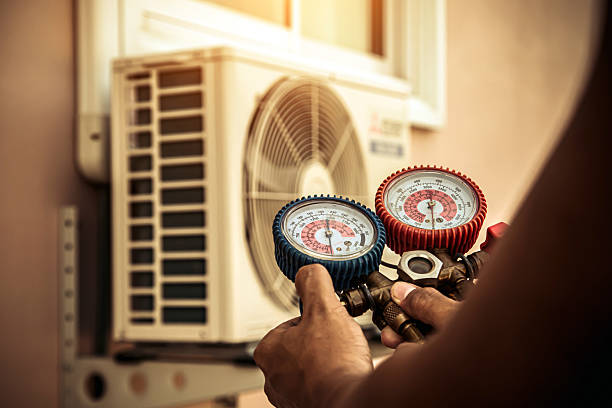 Professional Heat Pump Repair technician working in Deer Park, OH